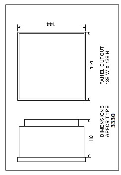 AUTOMATIC POWER FACTOR CONTROL RELAY 3 PHASE, 3CT TYPE -3330 - View 2